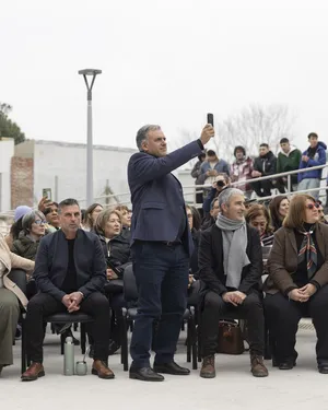 Orsi asistió a la inauguración de edificio de Escuela Técnica de UTU El Pinar