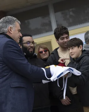 Orsi asistió a la inauguración de edificio de Escuela Técnica de UTU El Pinar