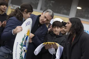 Orsi asistió a la inauguración de edificio de Escuela Técnica de UTU El Pinar