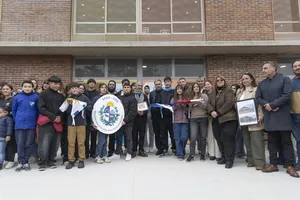 Orsi asistió a la inauguración de edificio de Escuela Técnica de UTU El Pinar