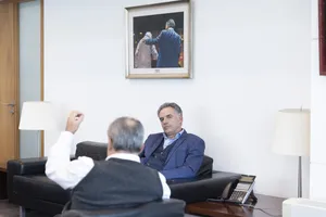 Créditos: Camilo Dos Santos (fotografía) / Presidencia de la República (fuente institucional) Reunión del presidente Orsi con Alejandro Ruibal
