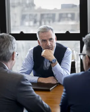 Créditos: Camilo Dos Santos (fotografía) / Presidencia de la República (fuente institucional) Presidente Orsi recibió al director regional de Unicef, Roberto Benes