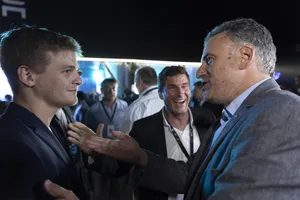 Presidente de la República, Yamandú Orsi, en presentación de Tesla en Uruguay