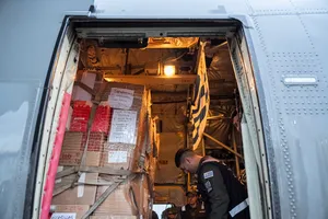 Segundo vuelo con donaciones a Venezuela