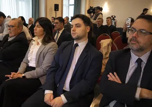 Créditos: Manuel Tort (fotografía) / Presidencia de la República (fuente institucional) Canciller Lubetkin con empresarios