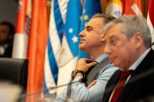 Presidente Orsi en asunción de autoridades del Congreso de Intendentes