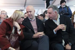 Presidente Orsi en inauguración de centro de salud de Comeca en Santa Lucía