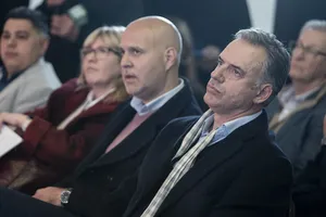 Presidente Orsi en inauguración de centro de salud de Comeca en Santa Lucía