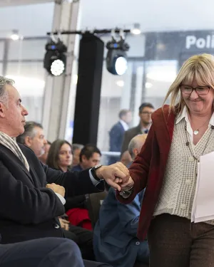 Presidente Orsi en inauguración de centro de salud de Comeca en Santa Lucía