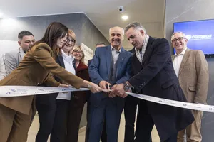 Presidente Orsi en inauguración de centro de salud de Comeca en Santa Lucía
