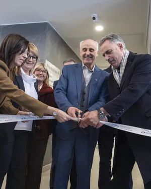 Presidente Orsi en inauguración de centro de salud de Comeca en Santa Lucía