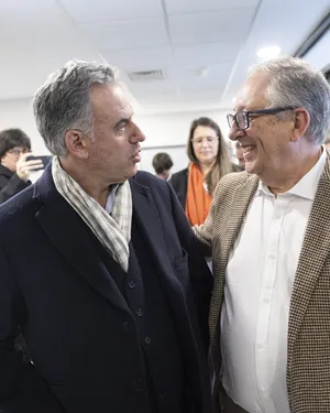 Presidente Orsi en inauguración de centro de salud de Comeca en Santa Lucía