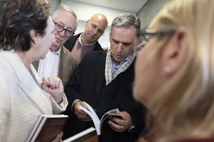 Presidente Orsi en inauguración de centro de salud de Comeca en Santa Lucía