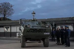 Interior comenzó a operar primer vehículo blindado cedido por Defensa