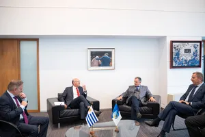 Orsi recibió al presidente del BID