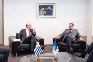 Orsi recibió al presidente del BID