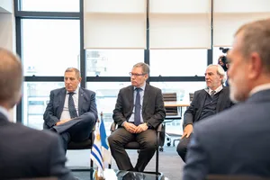 Orsi recibió al presidente del BID