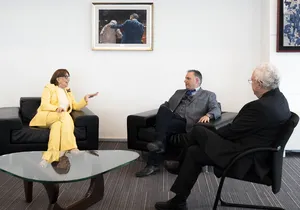Reunión de Orsi con candidatas a la secretaría general de la ONU