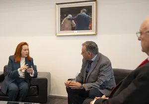 Reunión de Orsi con candidatas a la secretaría general de la ONU