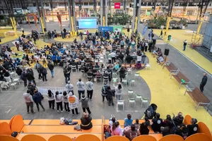 Orsi asistió a sorteo de cupos para viviendas cooperativas