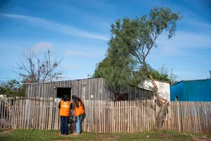 Inicio de censo en el barrio La Colina de la ciudad de Rivera