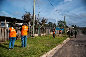 Inicio de censo en el barrio La Colina de la ciudad de Rivera
