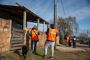 Inicio de censo en el barrio La Colina de la ciudad de Rivera