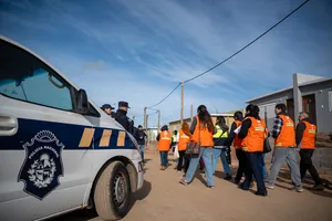 Inicio de censo en el barrio La Colina de la ciudad de Rivera