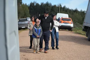 Créditos: Ute (fotografía) / Presidencia de la República (fuente institucional) UTE inauguró obras de electrificación rural en Molles de Aiguá, Lavalleja