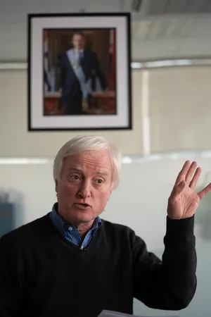 Créditos: Martín Cerchiari (fotografía) / Presidencia de la República (fuente institucional) Entrevista con Marcfelo Bisogno