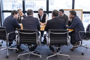Créditos: Camilo Dos Santos (fotografía) / Presidencia de la República (fuente institucional) Orsi recibió a Confederación de Cámaras Empresariales