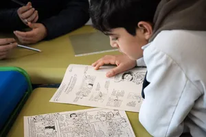 Bicentenario Florida: Talleres de caricatura en escuela n°47 y liceo n°2