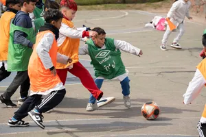 Celebración del Día del Niño en Plaza de Deporte n.° 10 de Cerro Norte