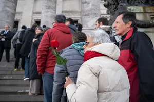 Presidente Orsi asistió al velatorio de Ruben Rada