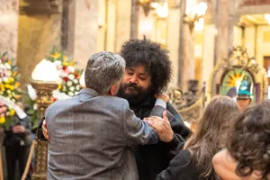 Presidente Orsi asistió al velatorio de Ruben Rada