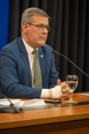 Jorge Diaz tras Consejo de Minsitros