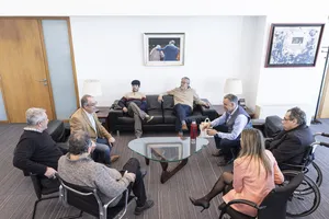 Presidente Orsi recibe a integrantes del grupo Solipalma