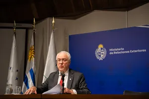 Conferencia de prensa del ministro Lubetkin