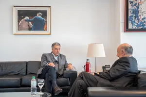 Presidente Orsi recibió a líderes políticos