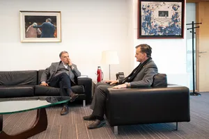 Presidente Orsi recibió a líderes políticos