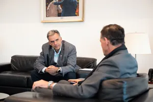 Presidente Orsi recibió a líderes políticos