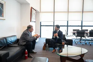 Presidente Orsi recibió a líderes políticos