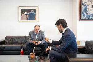 Presidente Orsi recibió a líderes políticos
