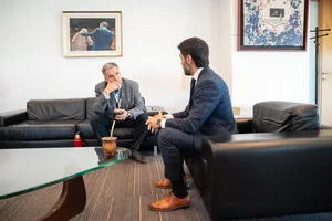 Presidente Orsi recibió a líderes políticos