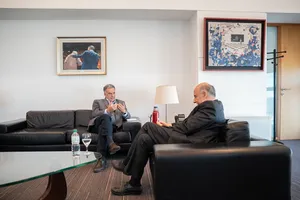 Presidente Orsi recibió a líderes políticos