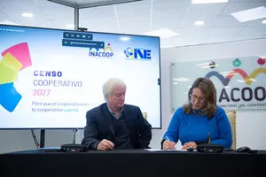 Firma de acuerdo entre Inacoop e INE para censo de cooperativas