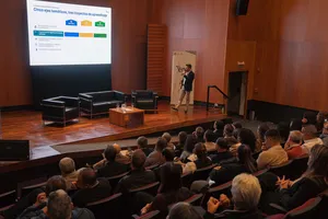 Créditos: Agustina Grenno (fotografía) / Presidencia de la República (fuente institucional) Presentación del Trayecto Formativo en Inteligencia Artificial y Analítica de Datos.