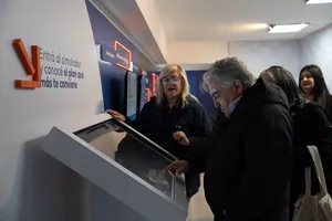 Inauguración del stand de UTE en la exposición Rural del Prado