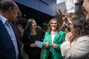 Inauguración del stand de UTE en la exposición Rural del Prado