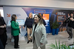 Inauguración del stand de UTE en la exposición Rural del Prado
